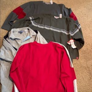 Big boys long sleeve tops/sweaters.